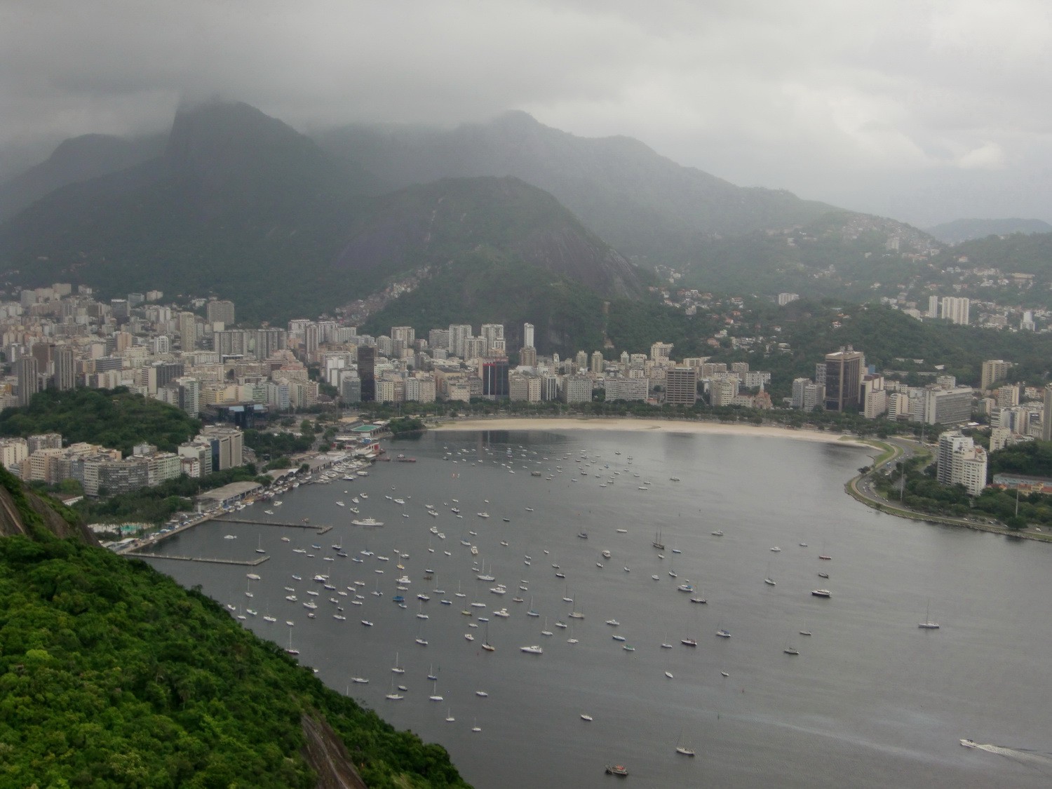 View to Rio's quarter Botafogo